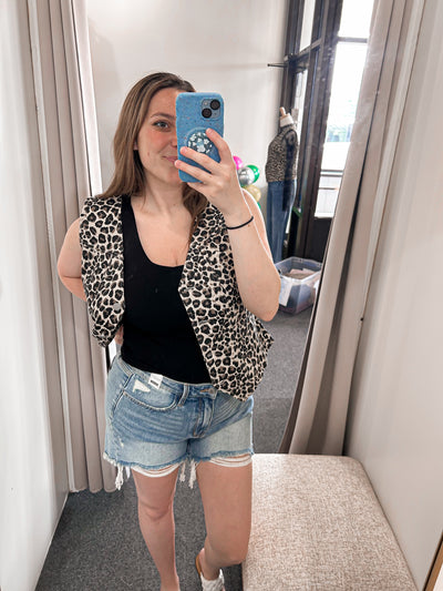 Leopard Vest