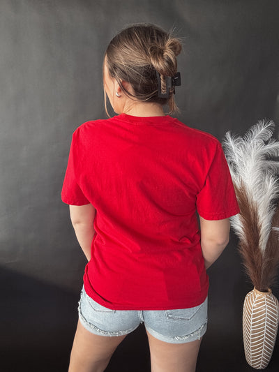 Mama Checkered Bolt Tee
