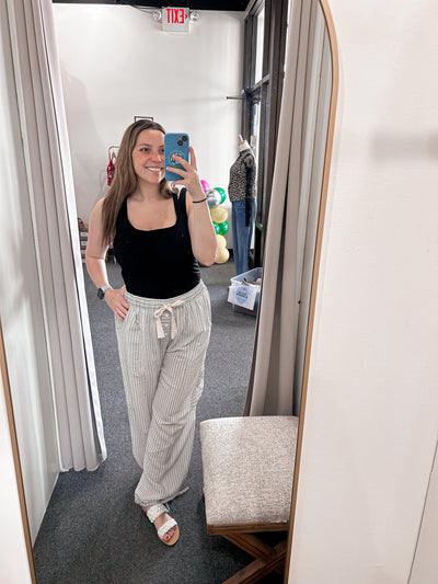 Multi Stripe Balloon Pants