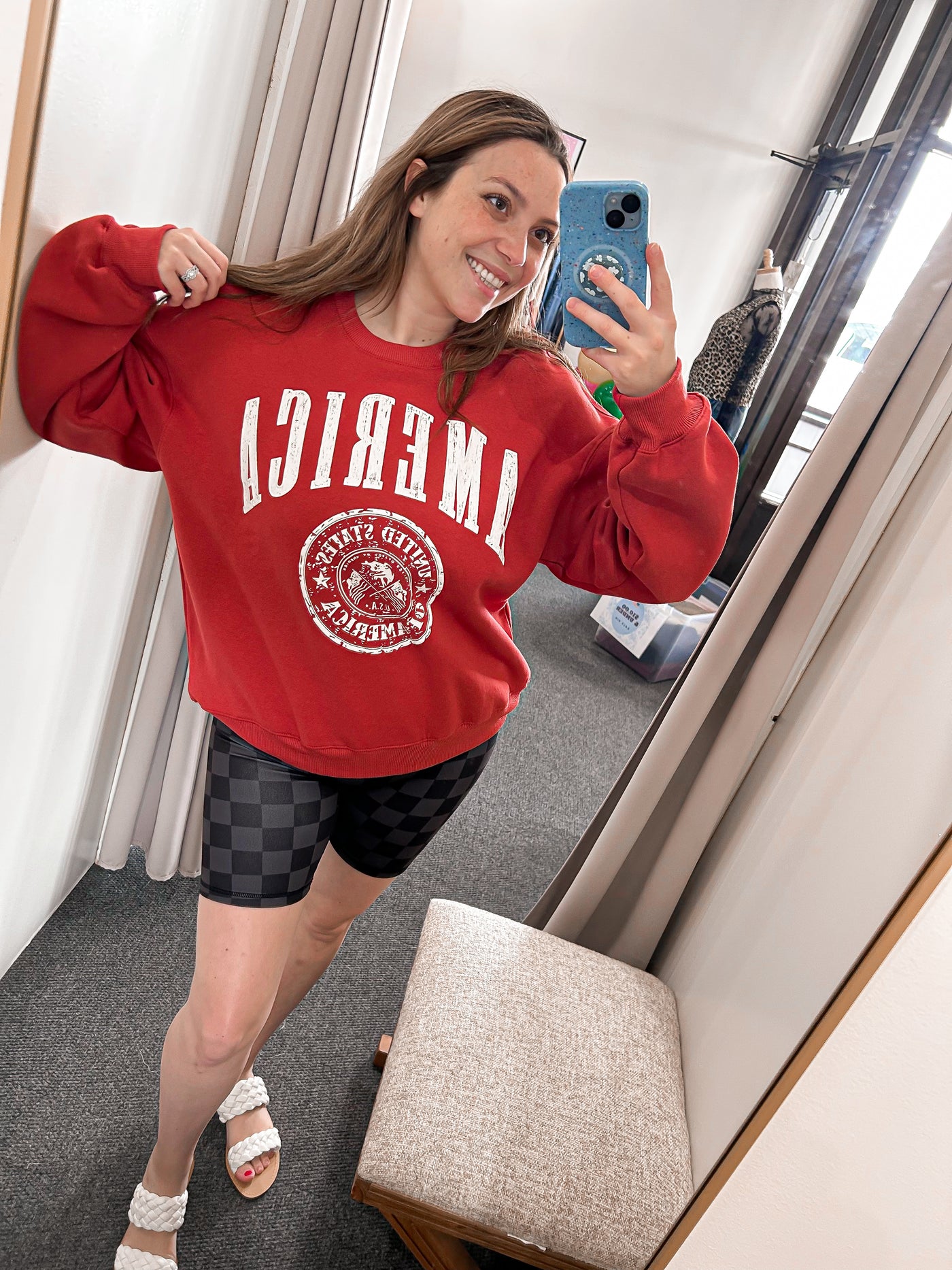 America Graphic Fleece Sweatshirt