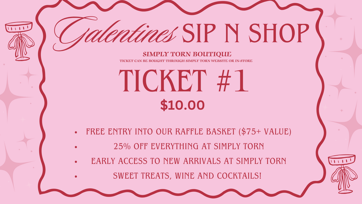 TICKET #1 SIP N SHOP