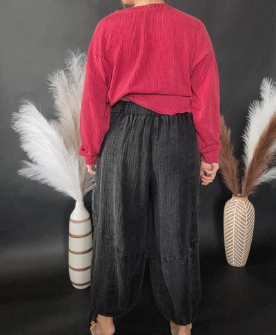 Harlem Gauze Baggy Pants