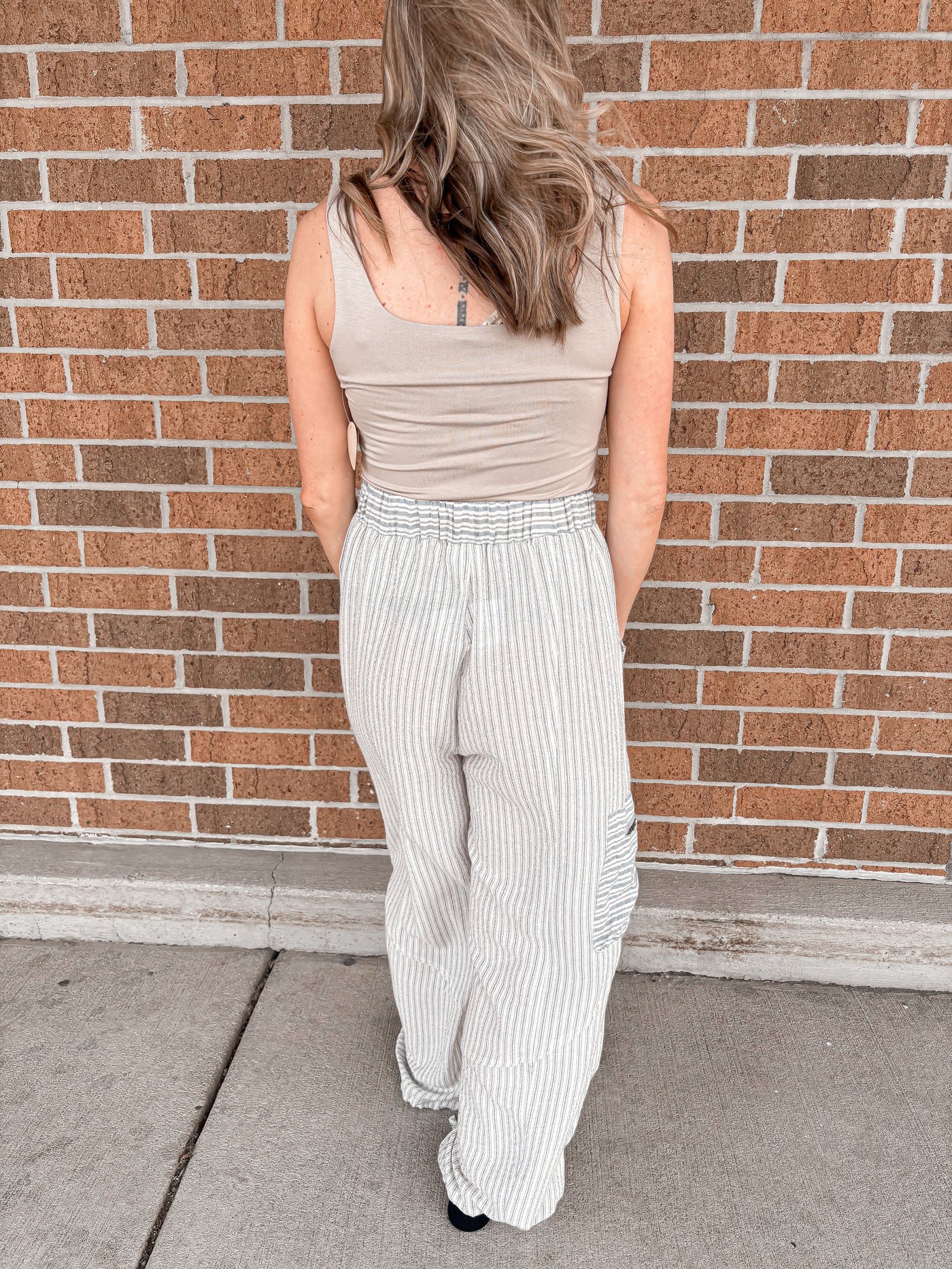 Multi Stripe Balloon Pants
