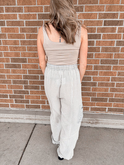 Multi Stripe Balloon Pants