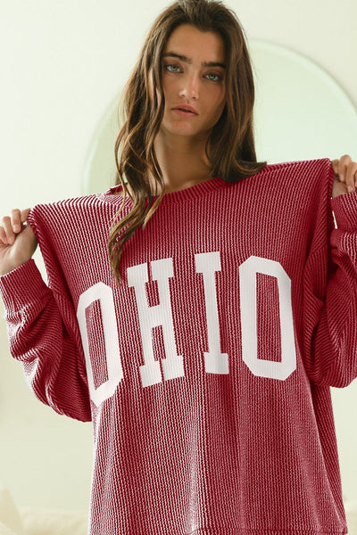 Ohio Ribbed Long Sleeve