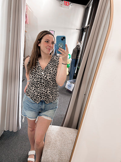 Leopard Vest