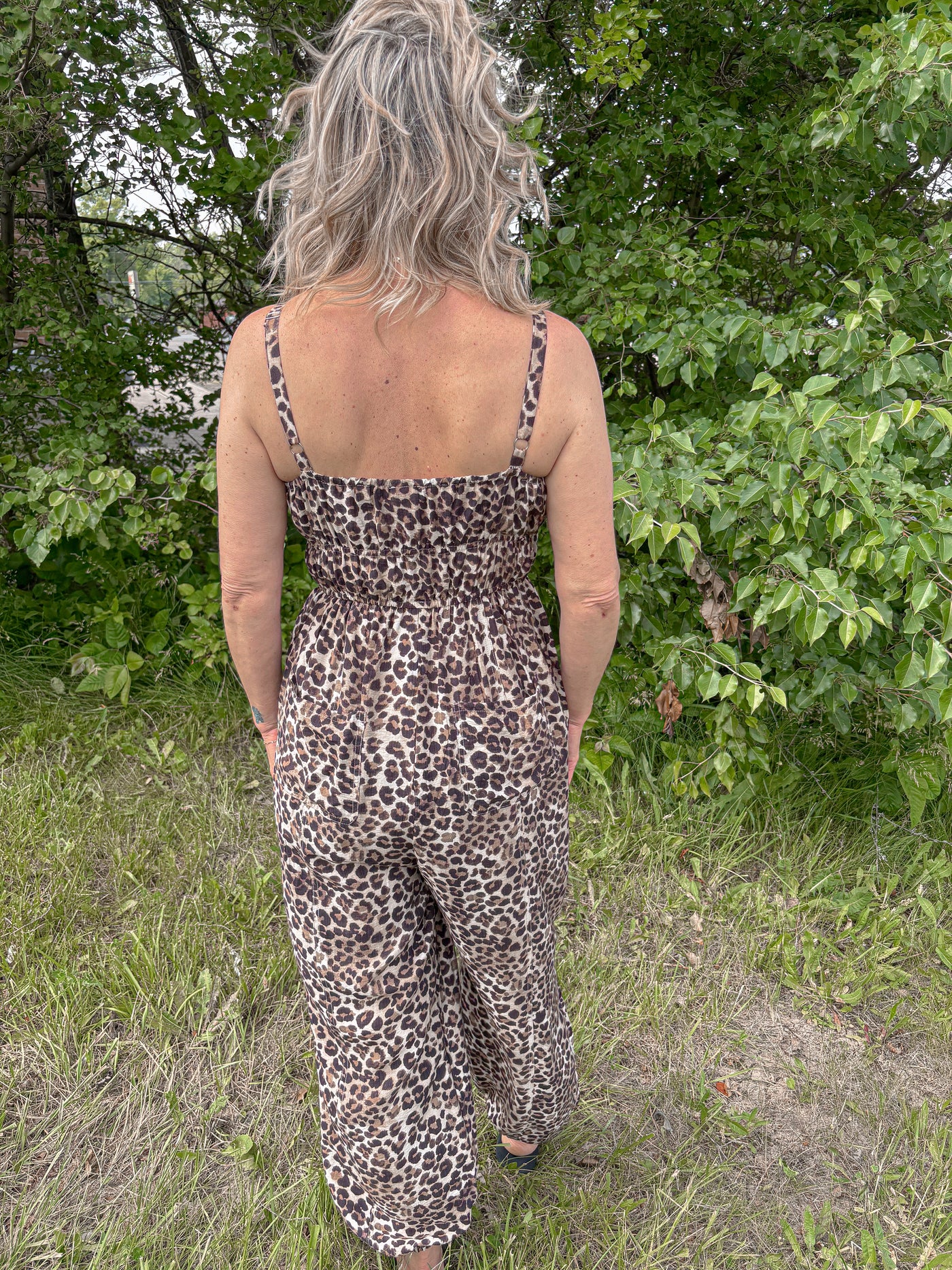 Leopard Jogger Jumpsuit