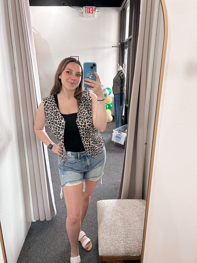 Leopard Vest