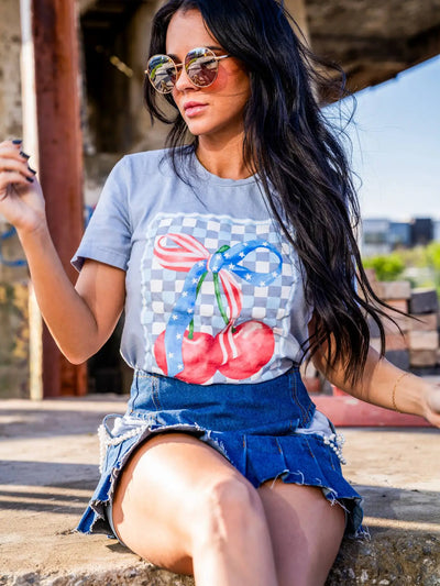 Cherry America Tee - FINAL SALE