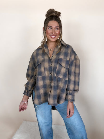 Hailey Mixed Plaid Shacket