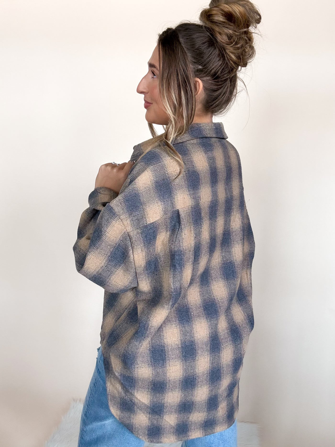 Hailey Mixed Plaid Shacket