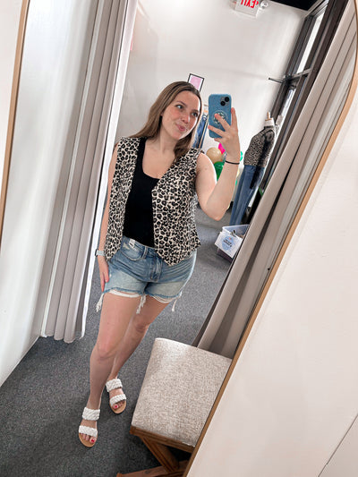 Leopard Vest
