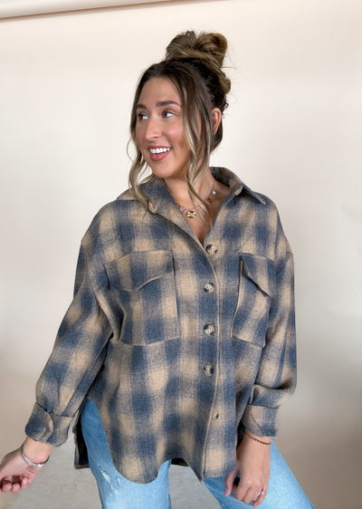 Hailey Mixed Plaid Shacket