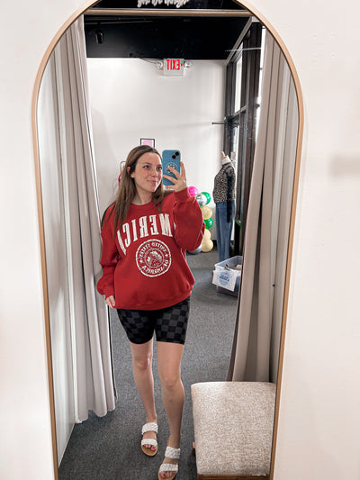 America Graphic Fleece Sweatshirt