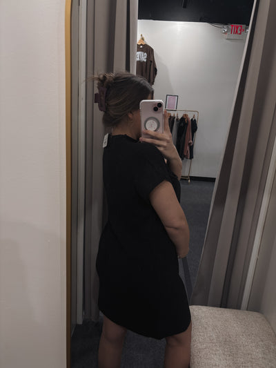 Grace Sweater Dress - Black