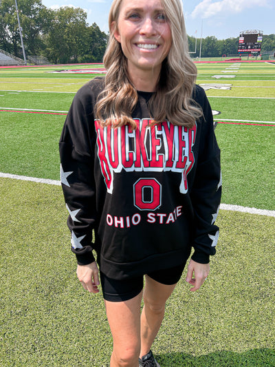 Ohio State Star Embellished Crewneck
