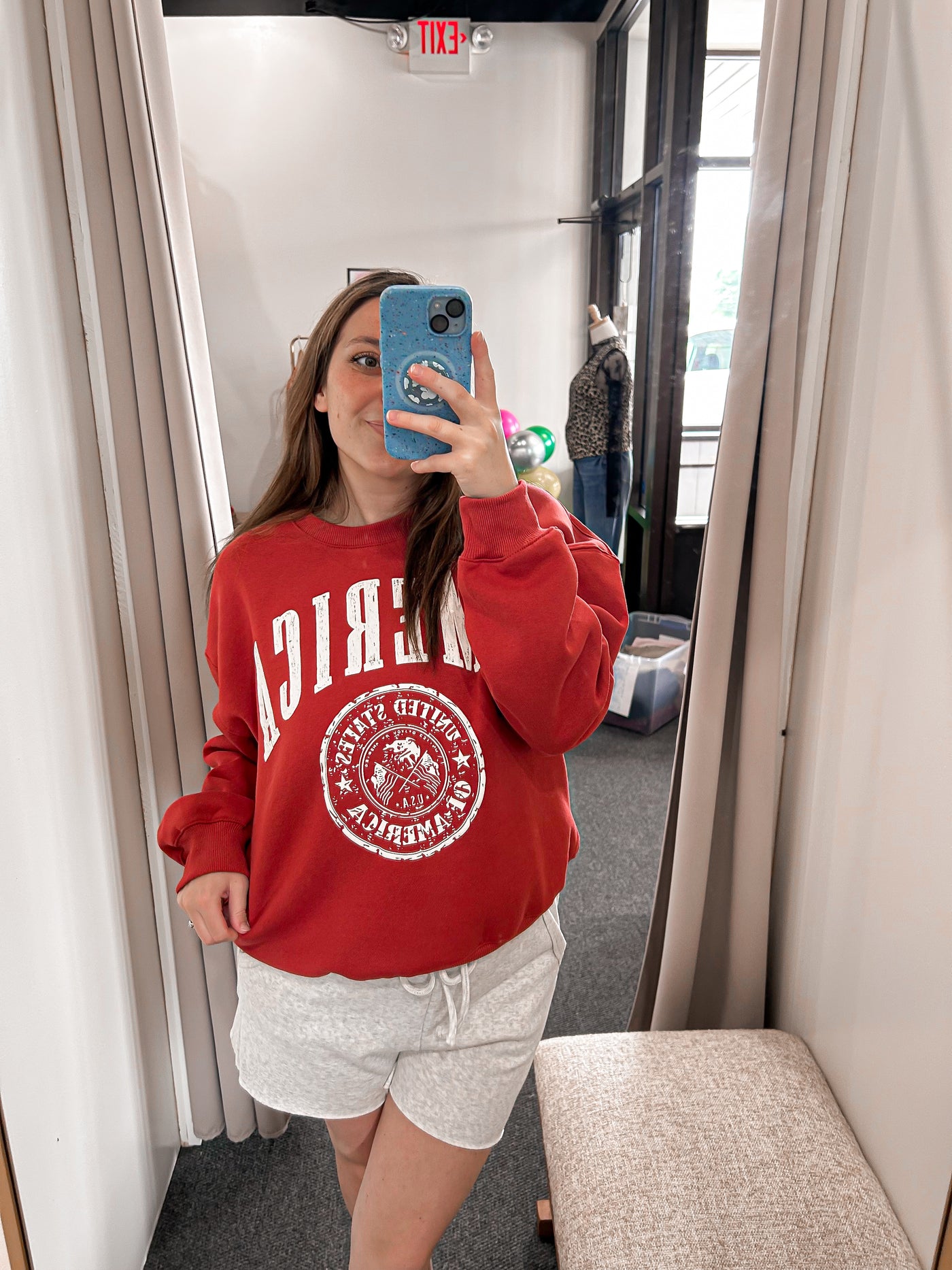 High Waisted Fleece Shorts - H Grey- FINAL SALE
