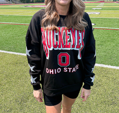 Ohio State Star Embellished Crewneck