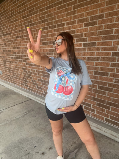 Cherry America Tee - FINAL SALE