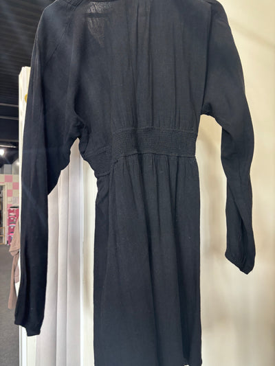 Jess Ruched Dress - Black