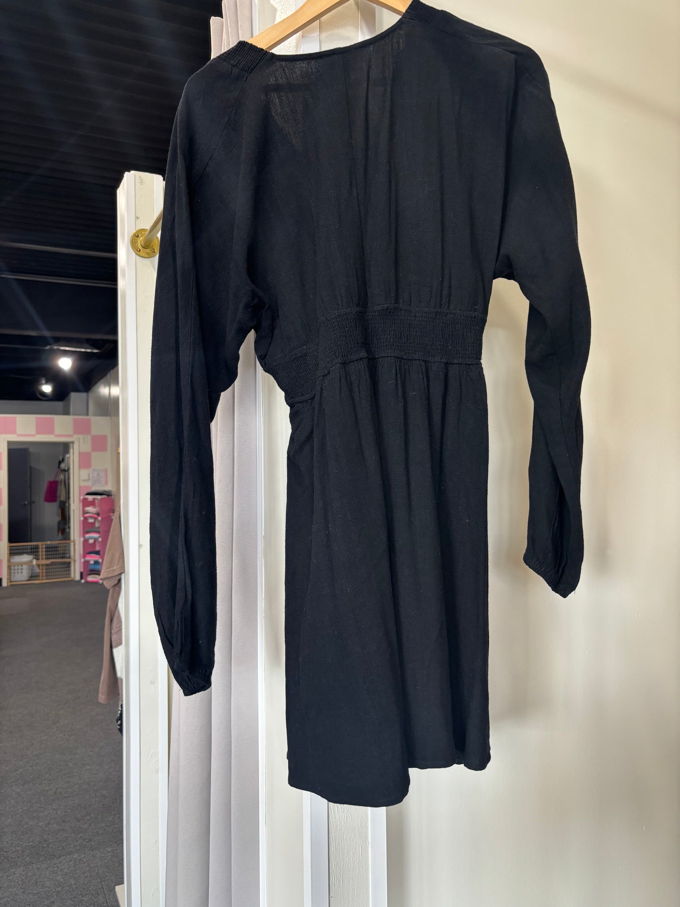 Jess Ruched Dress - Black
