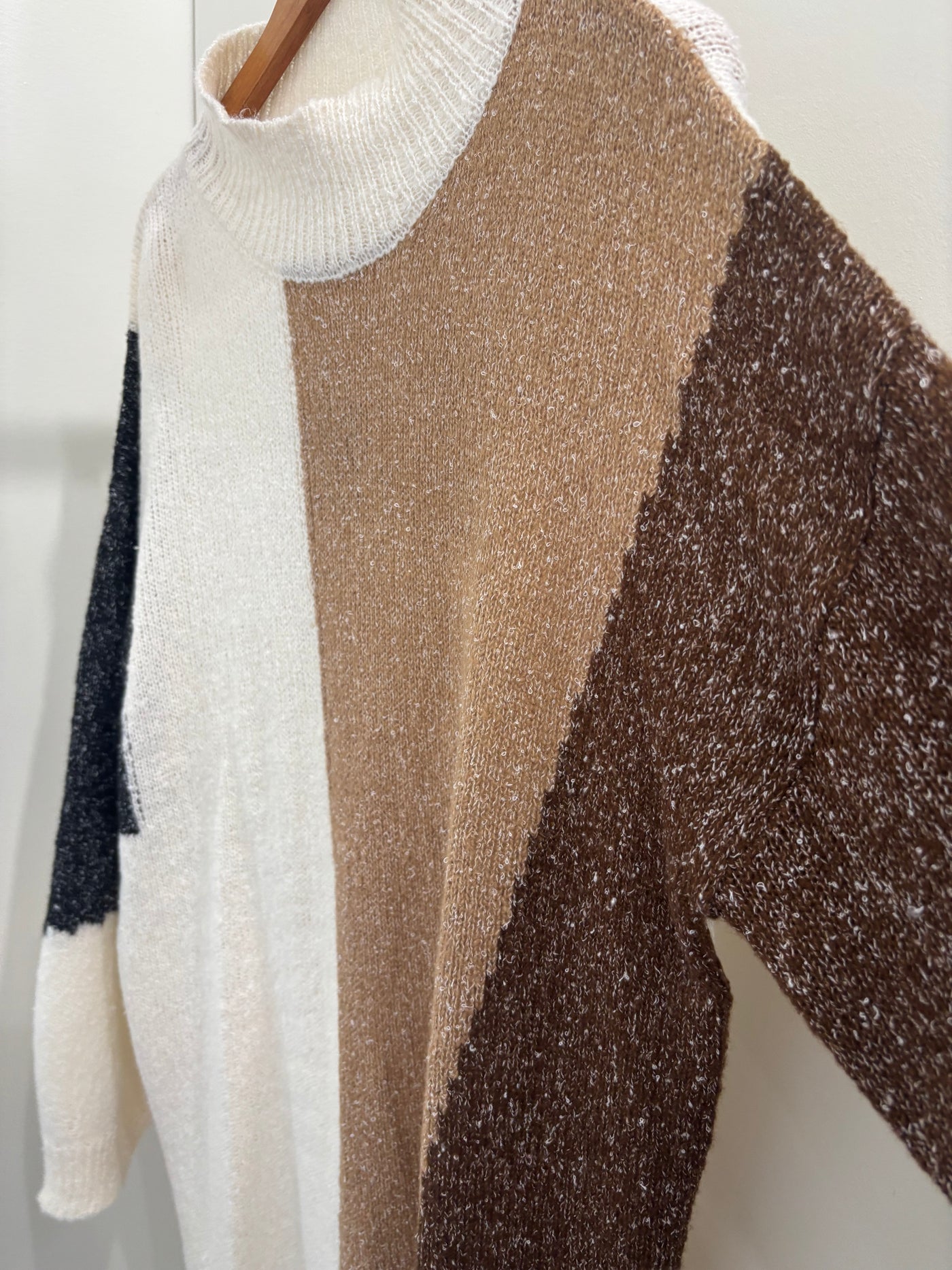 Block Sweater Dress