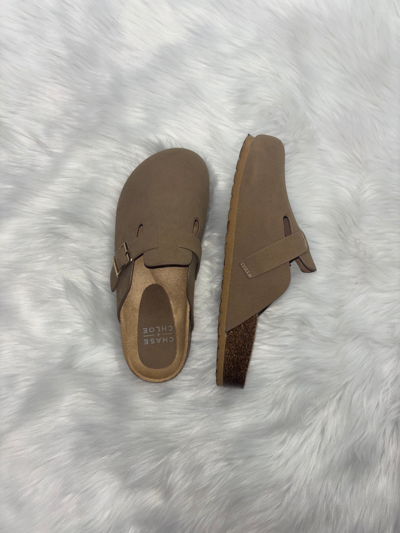 Chloe Taupe Slippers - FINAL SALE