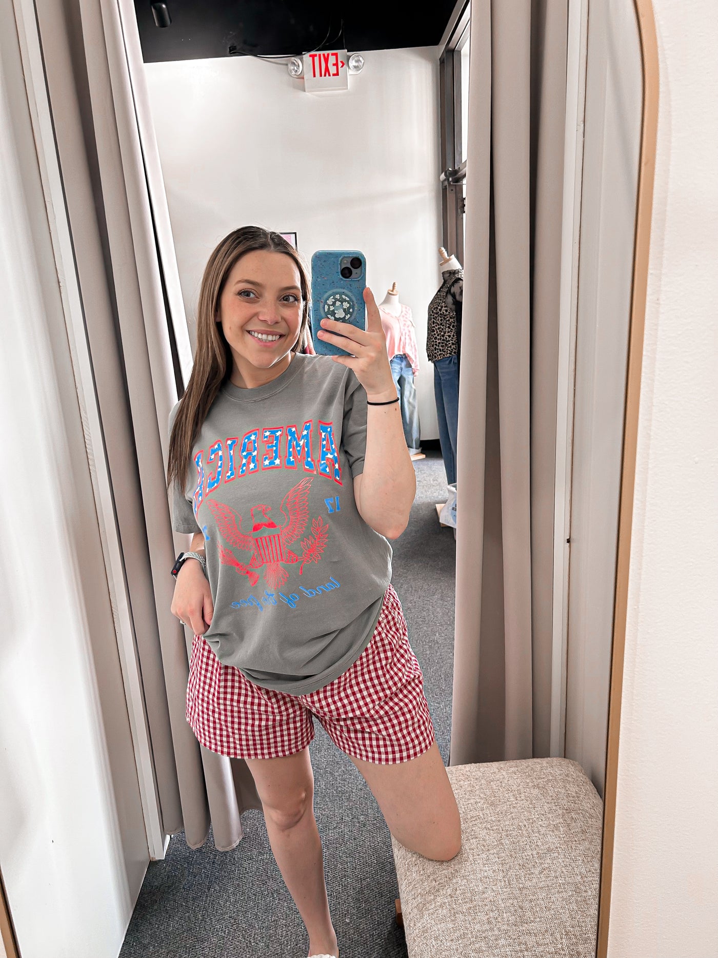 America Land Of Free Graphic Tee - FINAL SALE