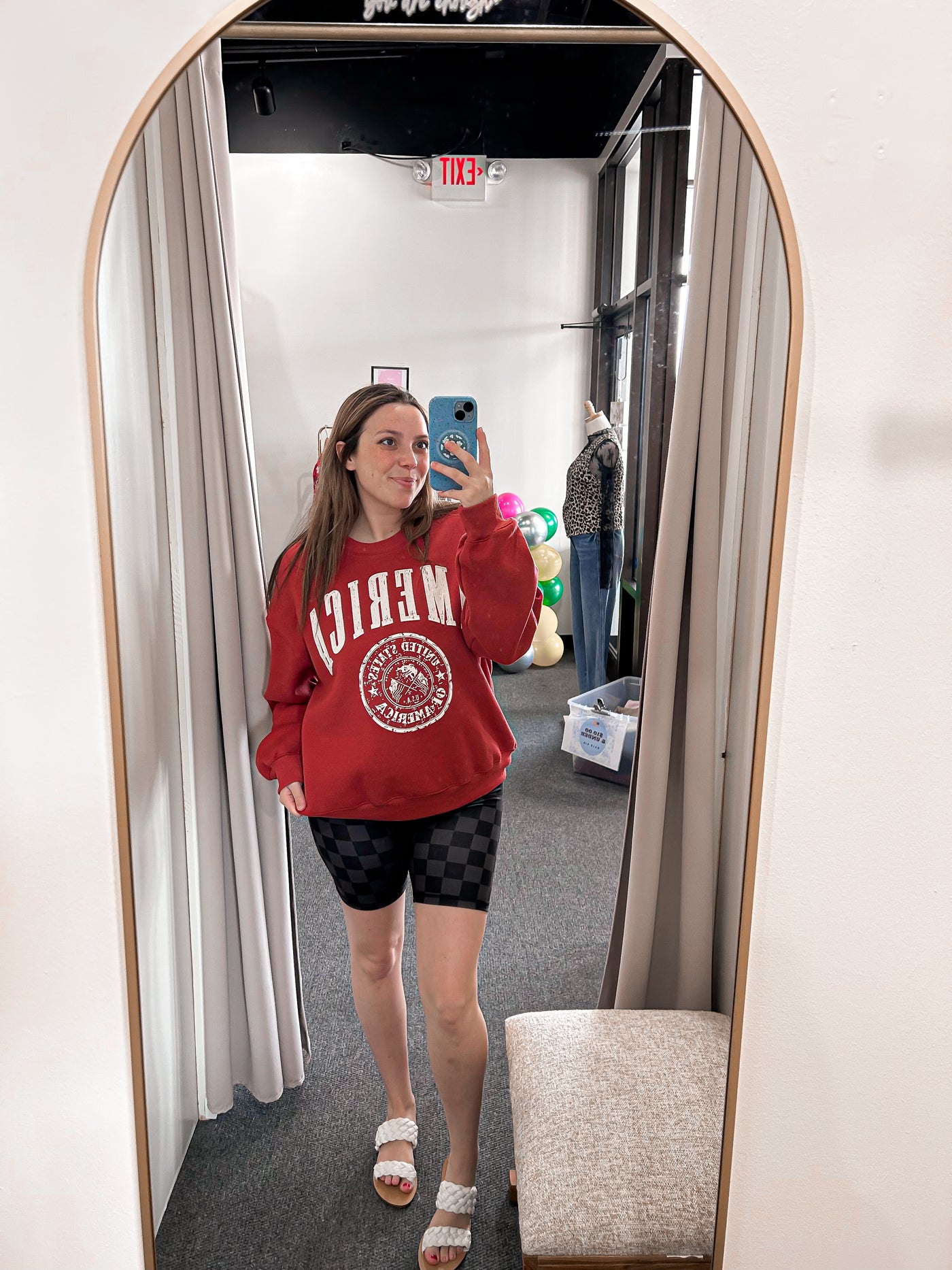 America Graphic Fleece Sweatshirt