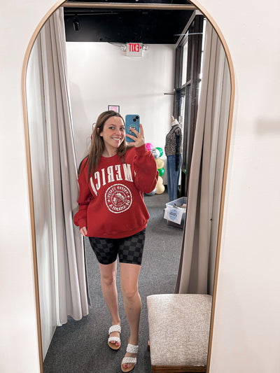 America Graphic Fleece Sweatshirt