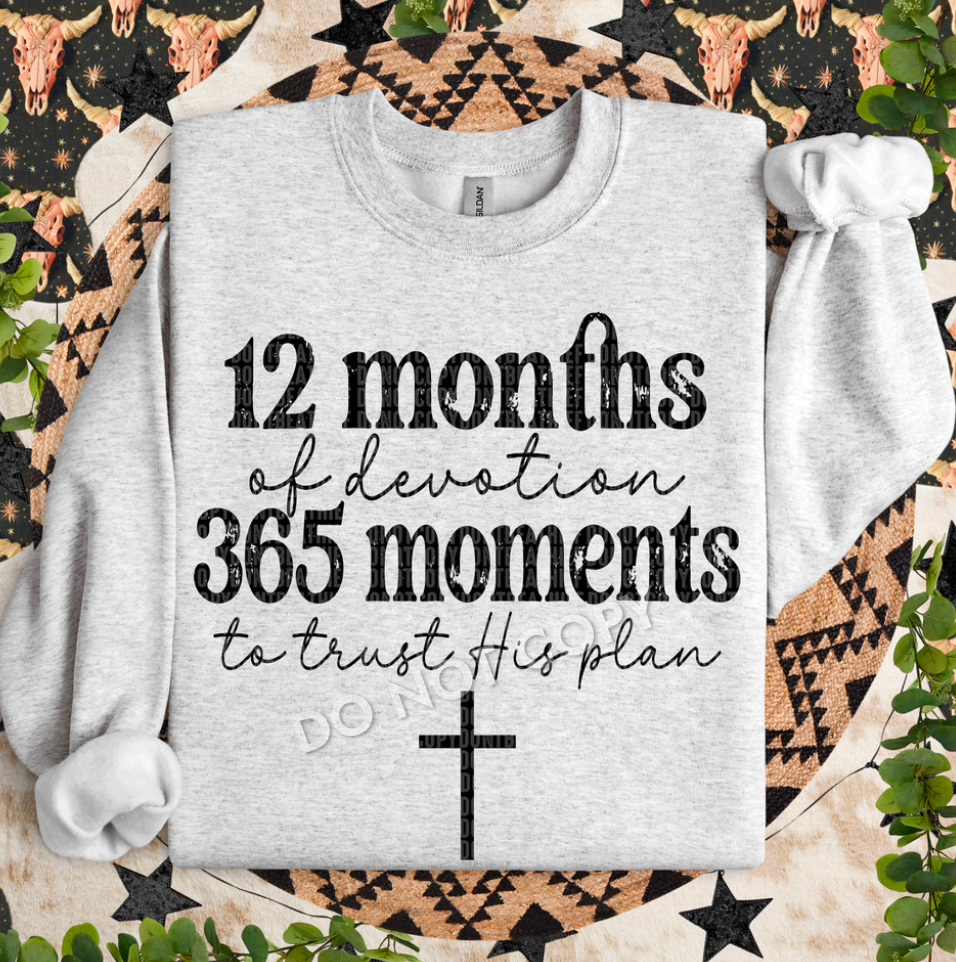 12 Months Of Devotion DTF