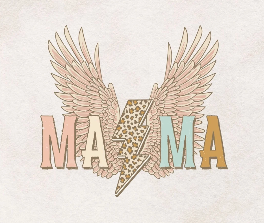 Mama Leopard Wings DTF