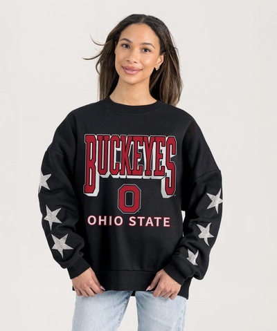 Ohio State Star Embellished Crewneck