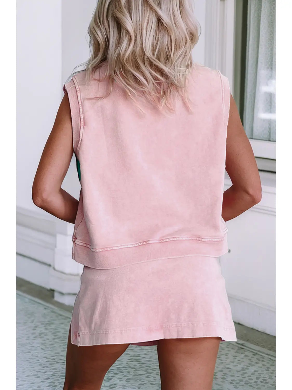Mineral Wash Two Piece Set - Pink