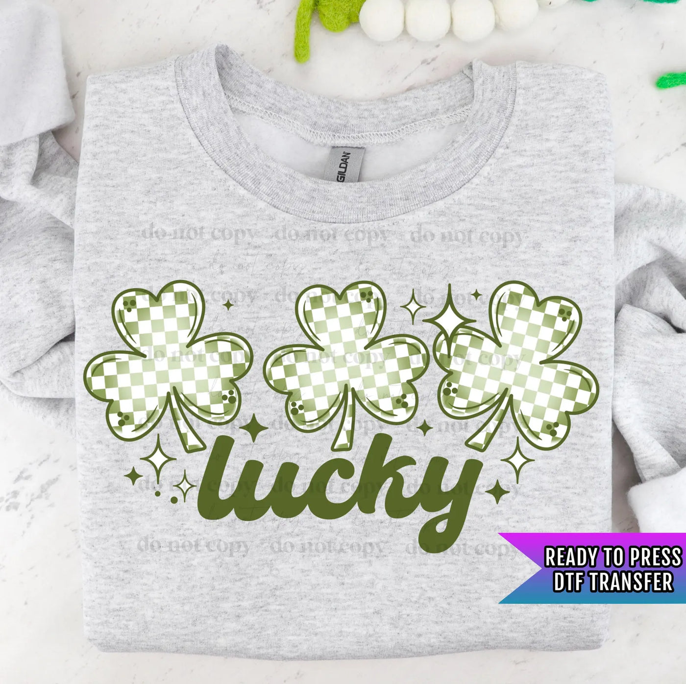 Lucky Checker DTF